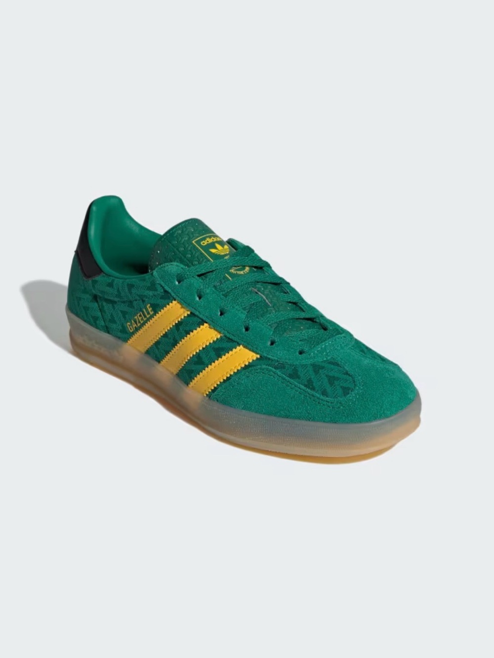 adidas Gazelle Indoor W Bold Green / Eqt Yellow / Gum Oregon Ducks